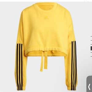 Adidas versatile dance crop sweatshirt